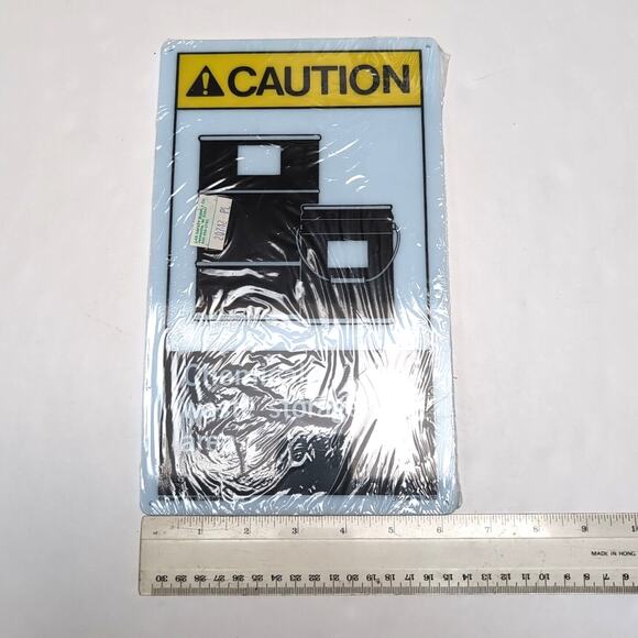 VTG Man Cave Dorm 5 Emergency Safety OSHA Plastic Graphic Colorful Signs NEW - Picture 6 of 12